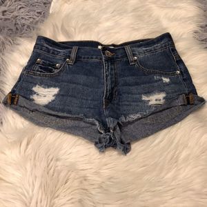 🦄Bullhead Denim Distressed Slouchy Short